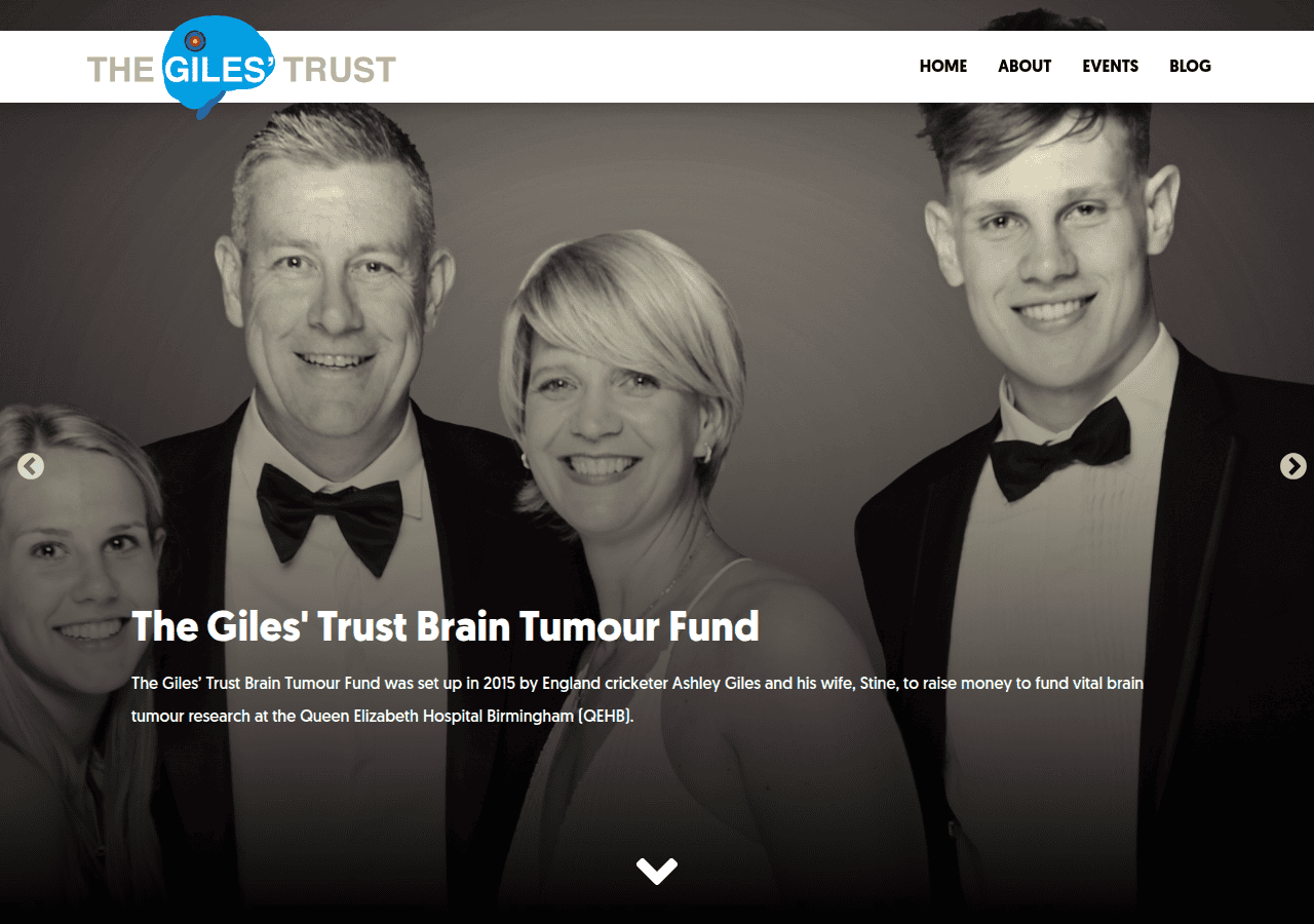 Screenshot of gilestrust.org