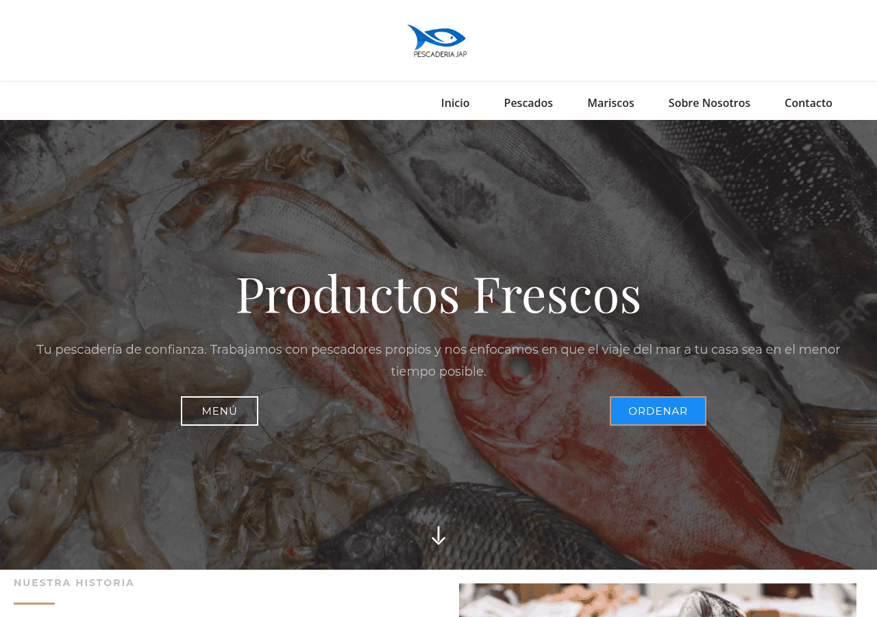 Screenshot of pescaderiajap.com