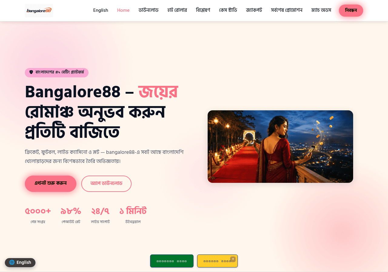 Screenshot of bangalore88.com