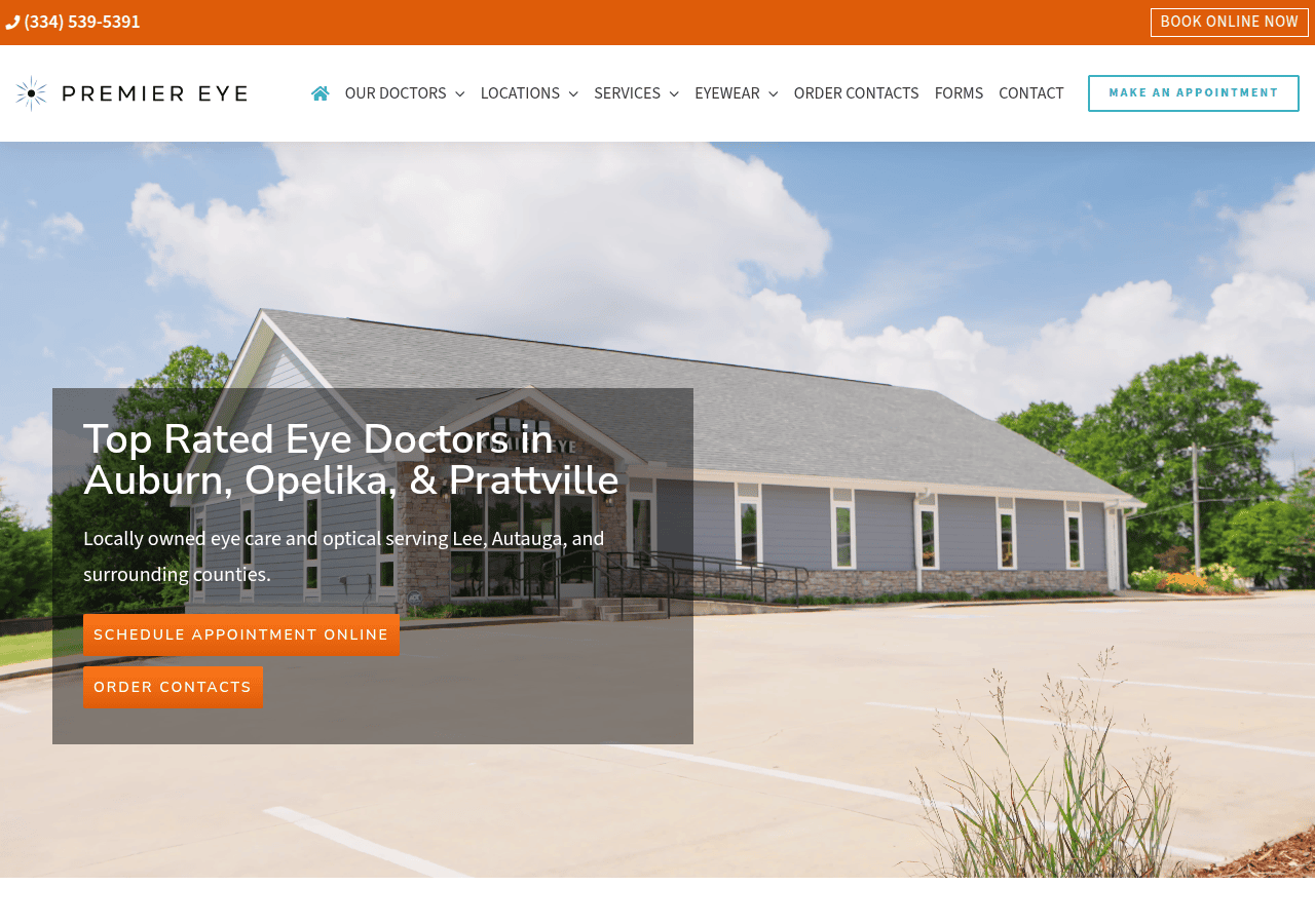 Screenshot of premiereye2020.com