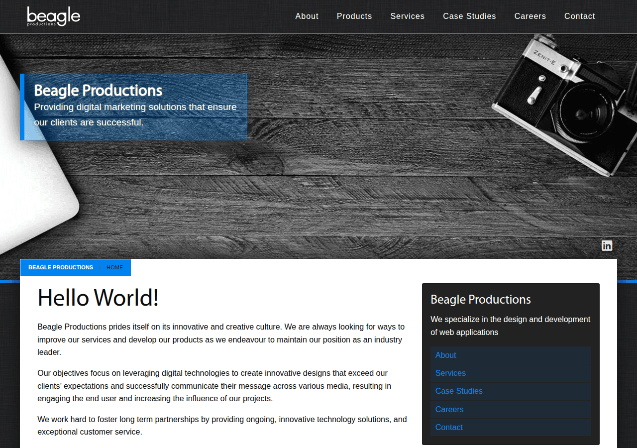 Screenshot of beagle.io