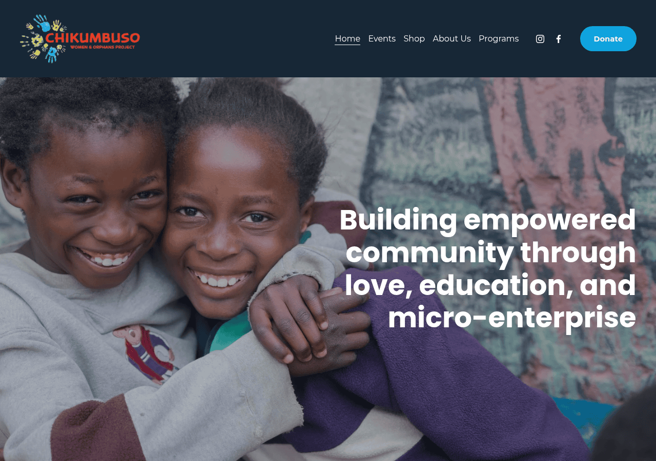 Screenshot of chikumbuso.com