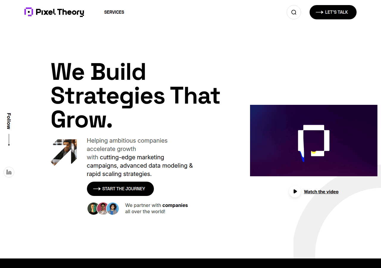 Screenshot of thepixeltheory.com