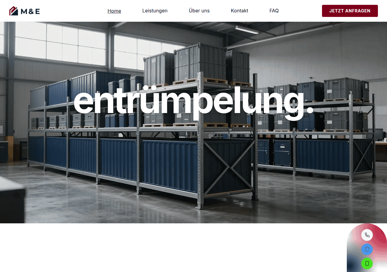 Screenshot of me-entruempelung.net