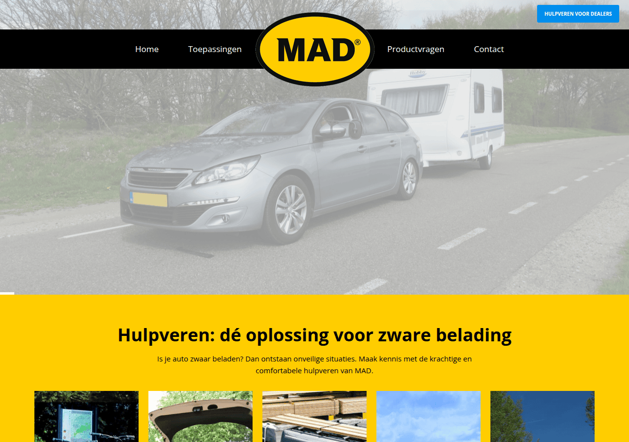 Screenshot of hulpveren.nl