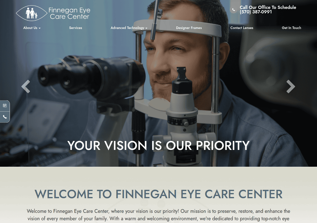 Screenshot of drgaryfinnegan.com