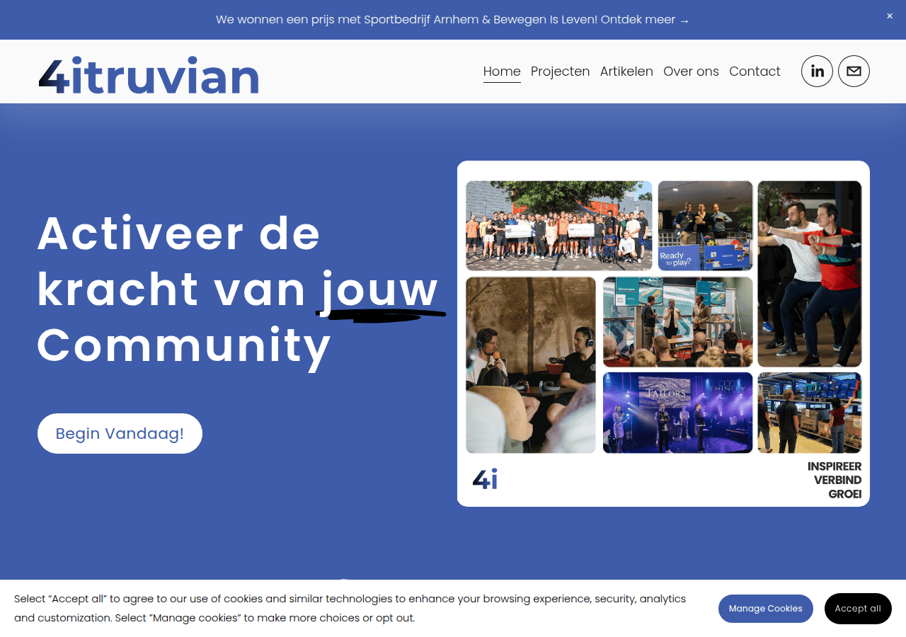 Screenshot of 4itruvian.com