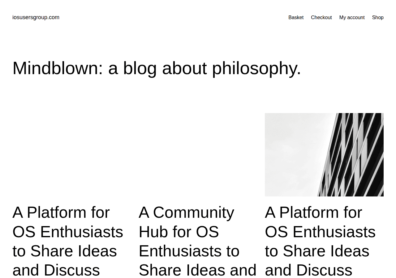 Screenshot of iosusersgroup.com
