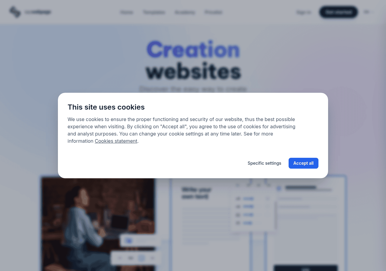 Screenshot of saywebpage.com