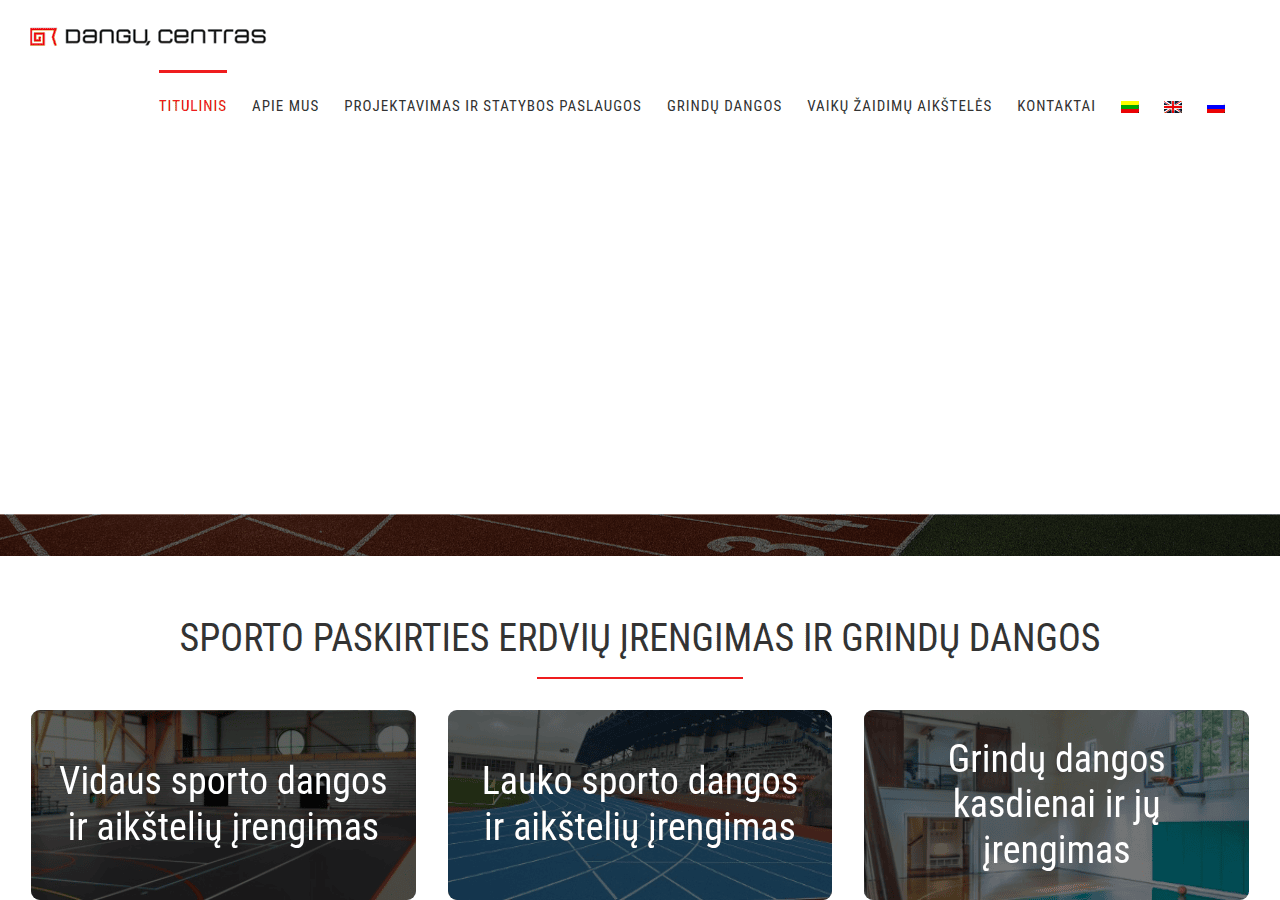 Screenshot of dangucentras.lt