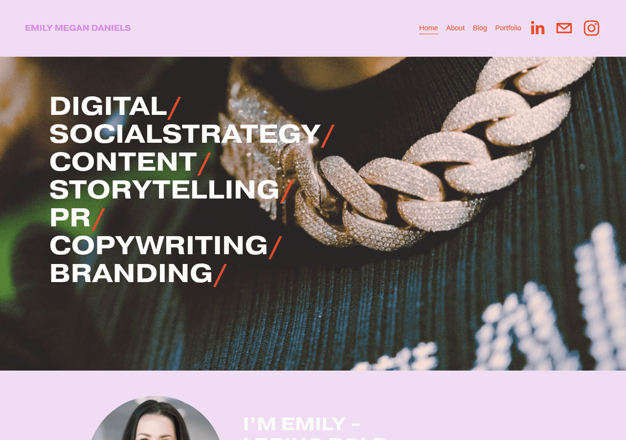 Screenshot of emilymdaniels.com
