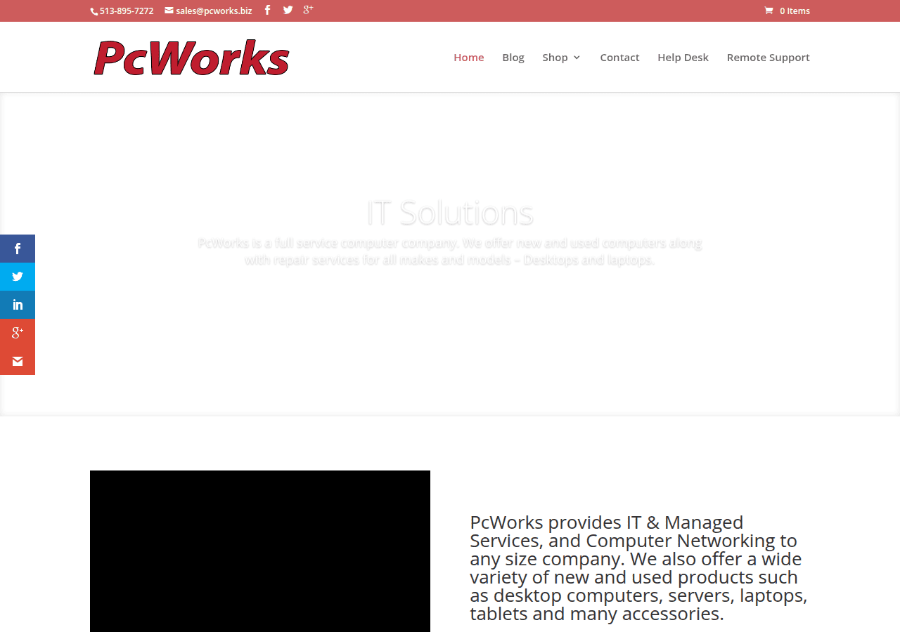 Screenshot of pcworks.biz