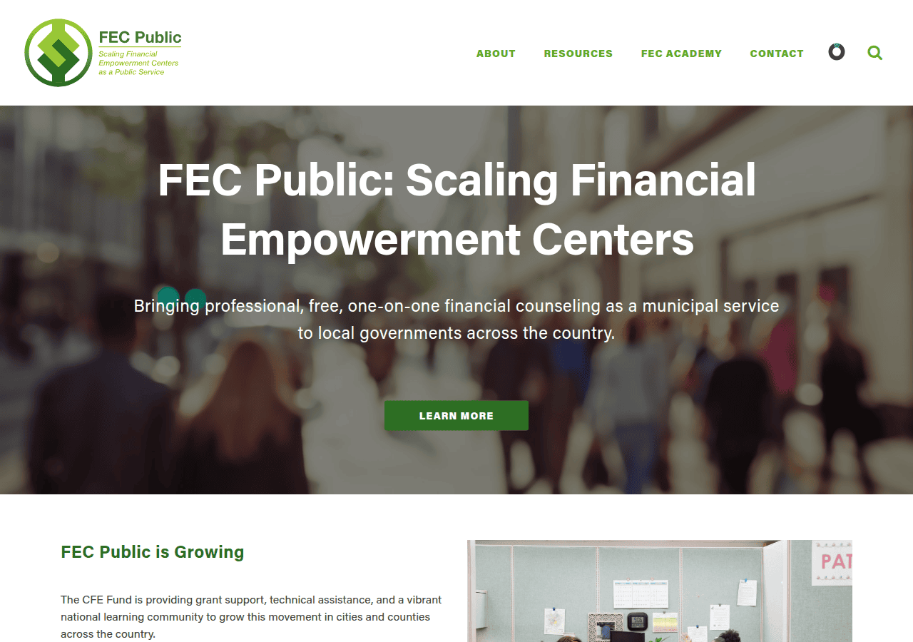 Screenshot of fecpublic.org