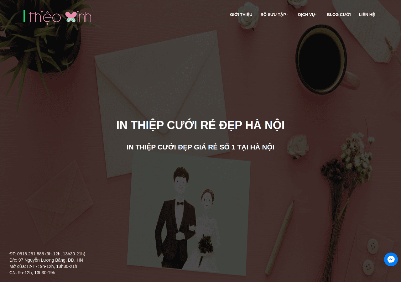 Screenshot of thiepxinh.net