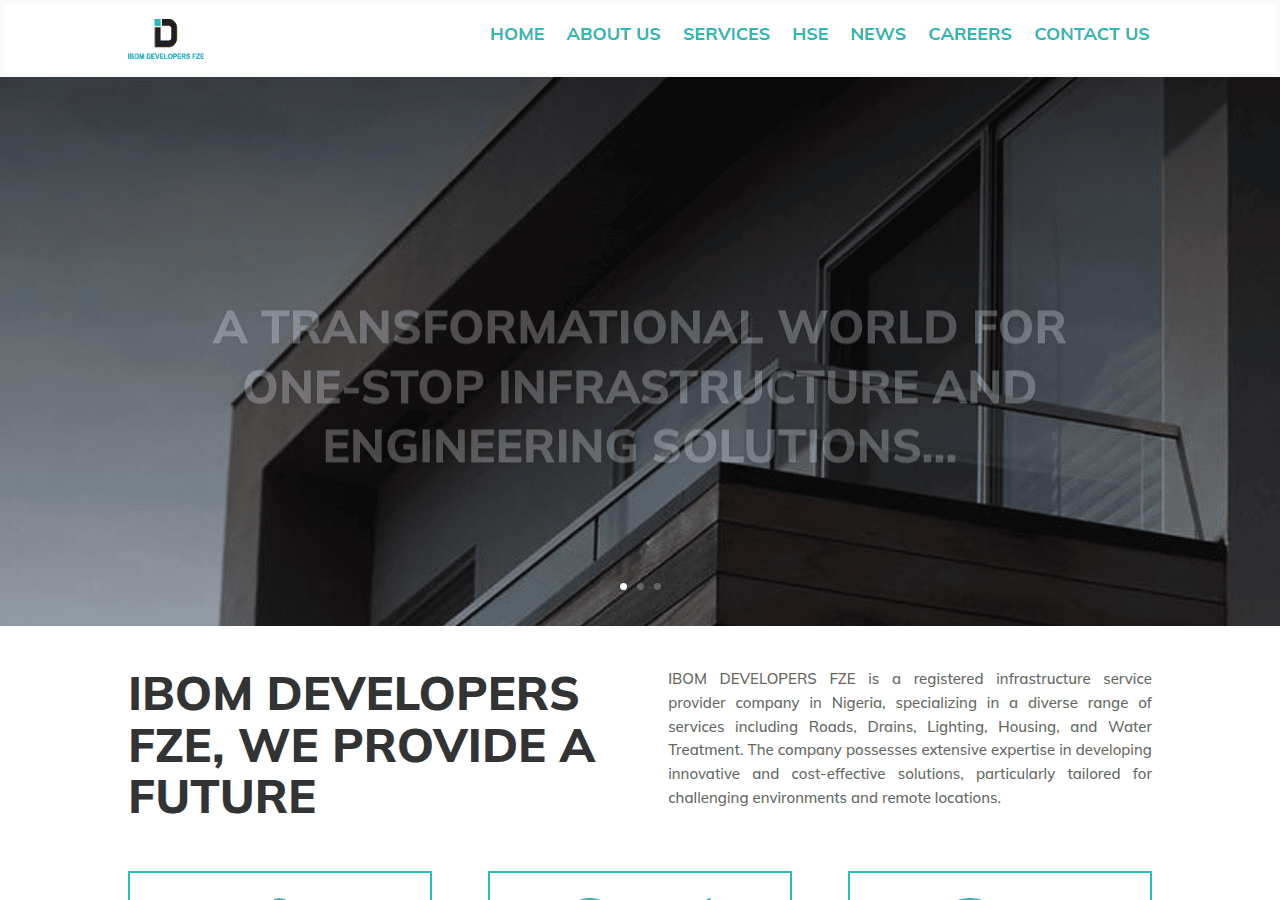 Screenshot of ibomfze.com