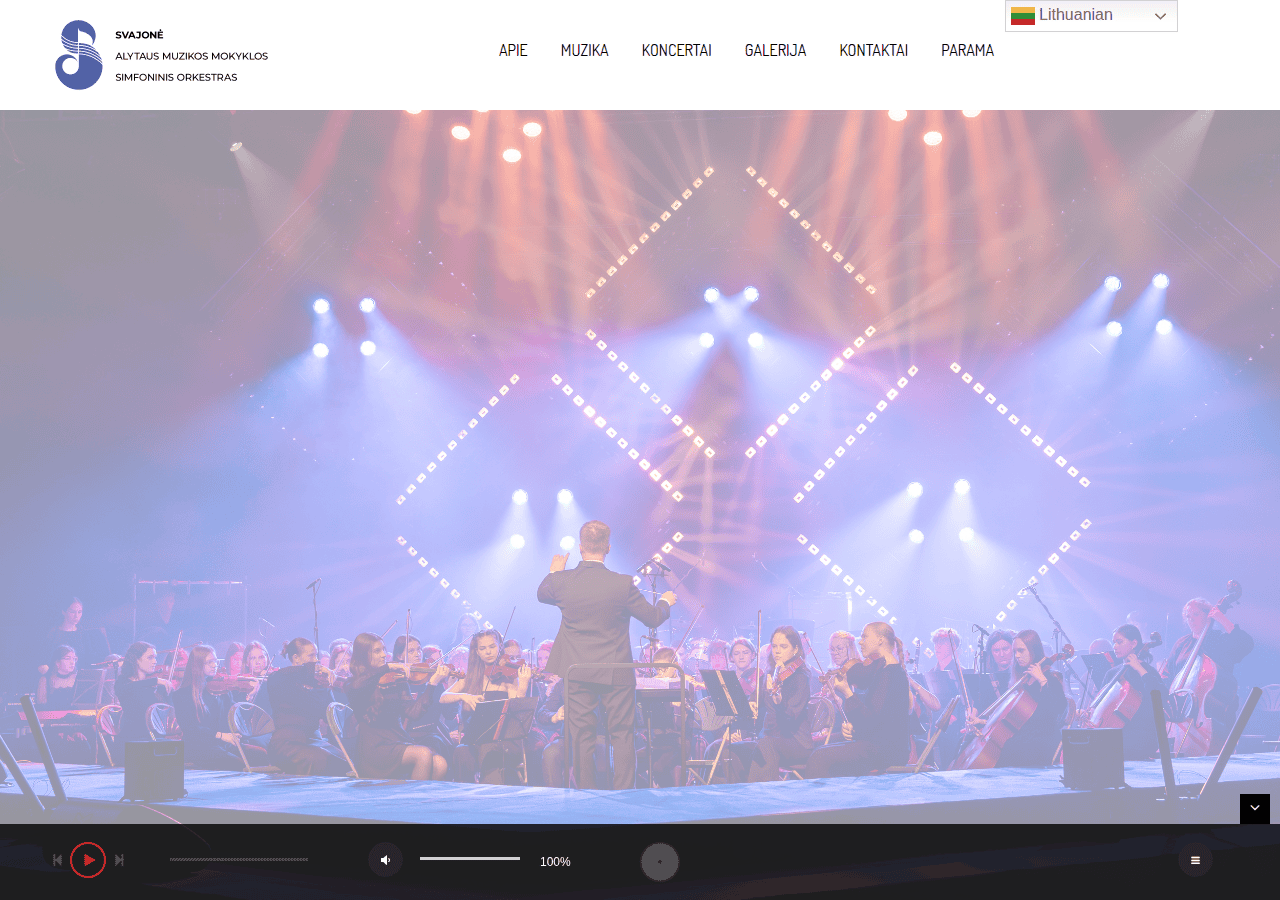 Screenshot of simfoninis.lt