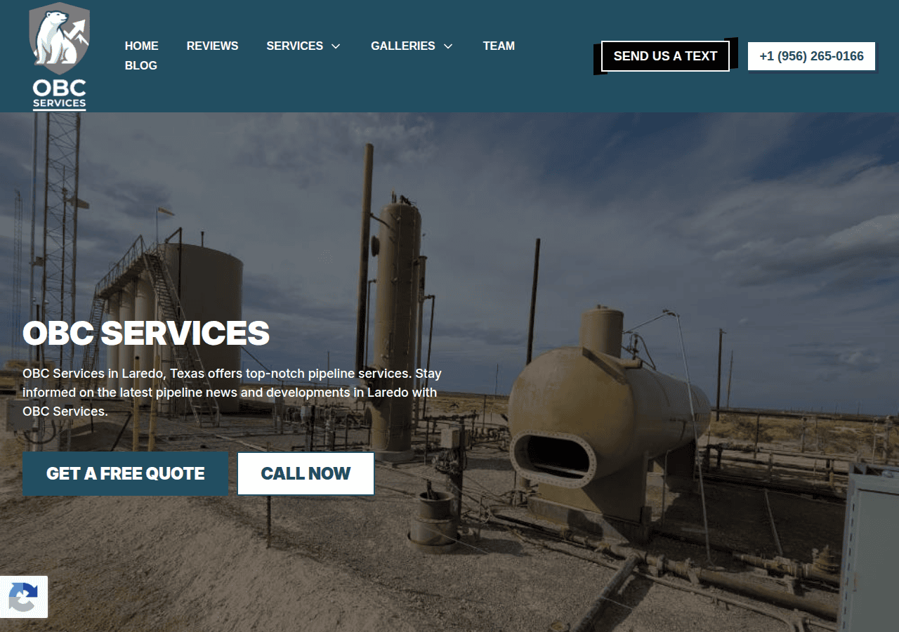 Screenshot of obcservicestx.com