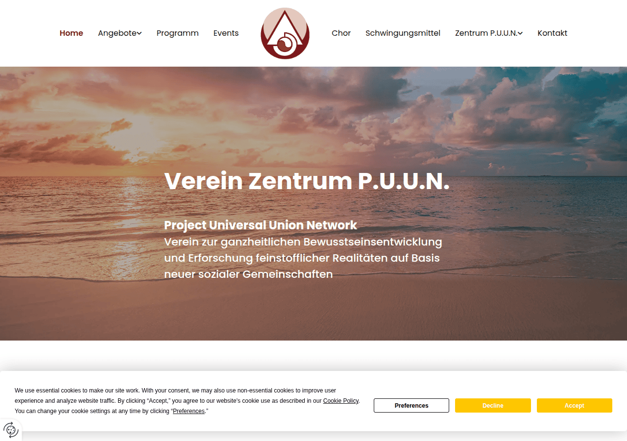 Screenshot of aac-spiritual.com