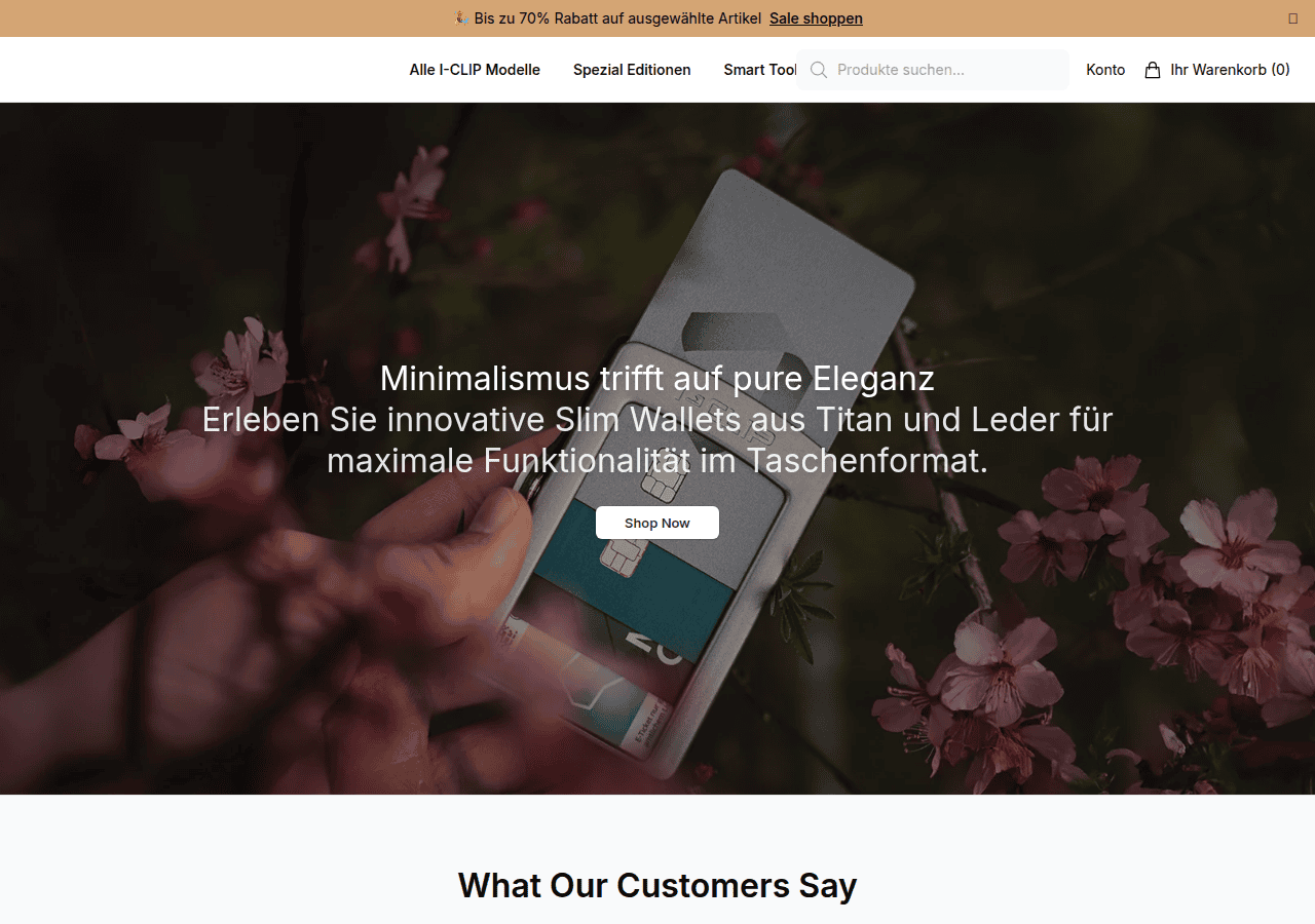 Screenshot of iclipstore.shop