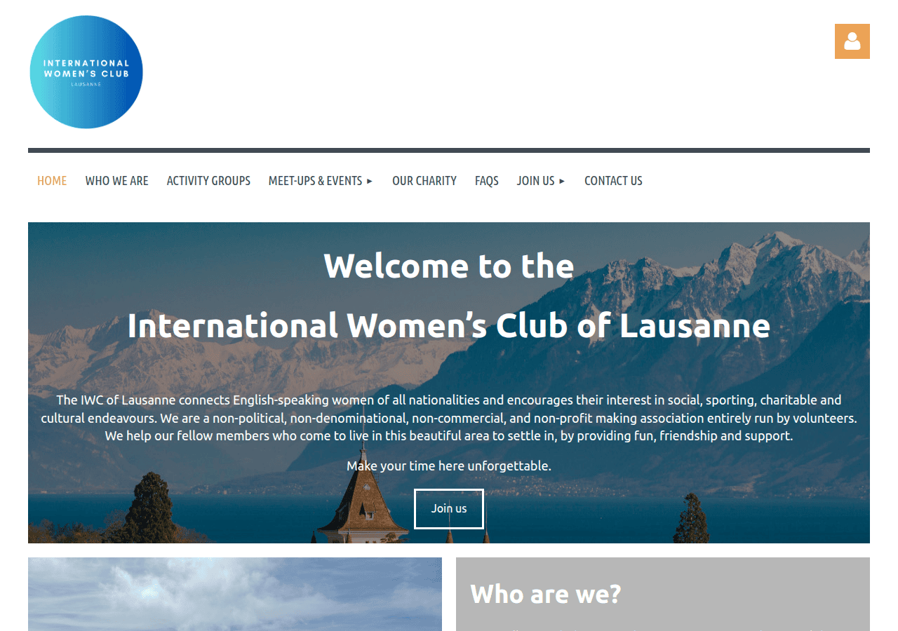 Screenshot of iwc-lausanne.org