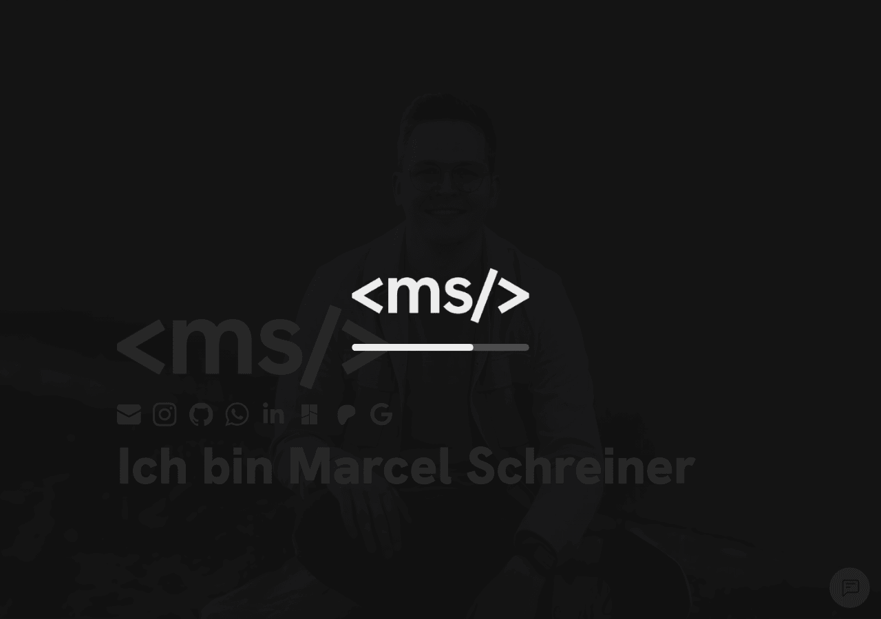 Screenshot of marcelschreiner.ch