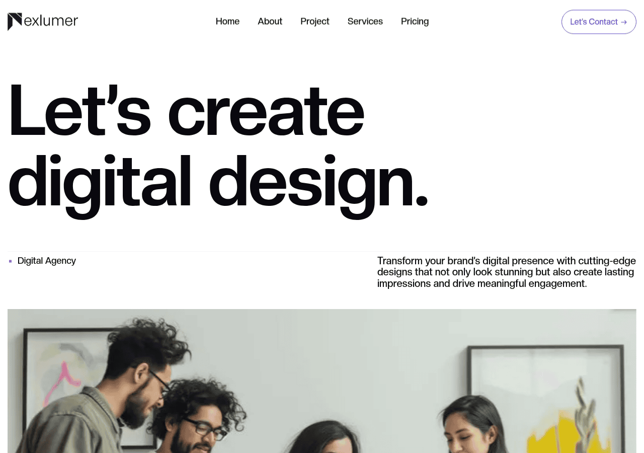 Screenshot of nexlumer.com
