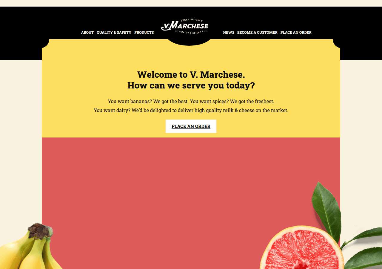 Screenshot of vmarchese.com