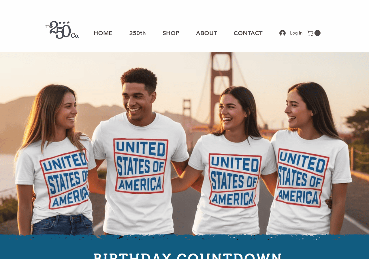 Screenshot of the250company.com