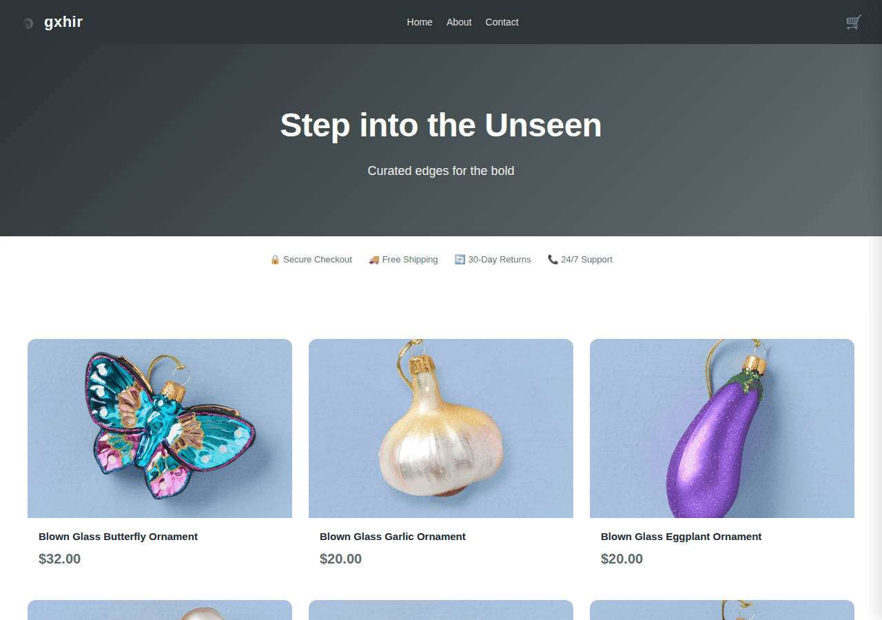 Screenshot of gxhir.shop