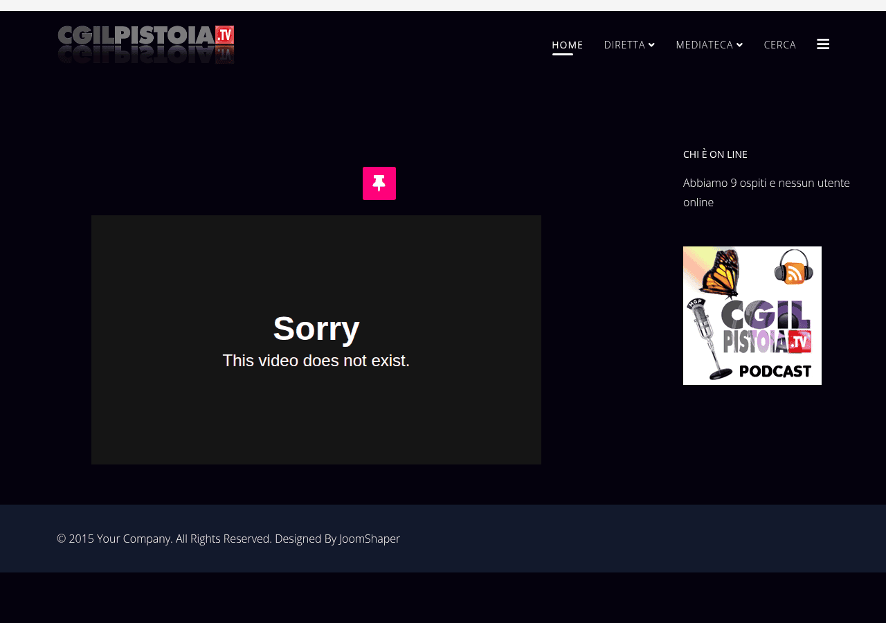 Screenshot of cgilpistoia.tv