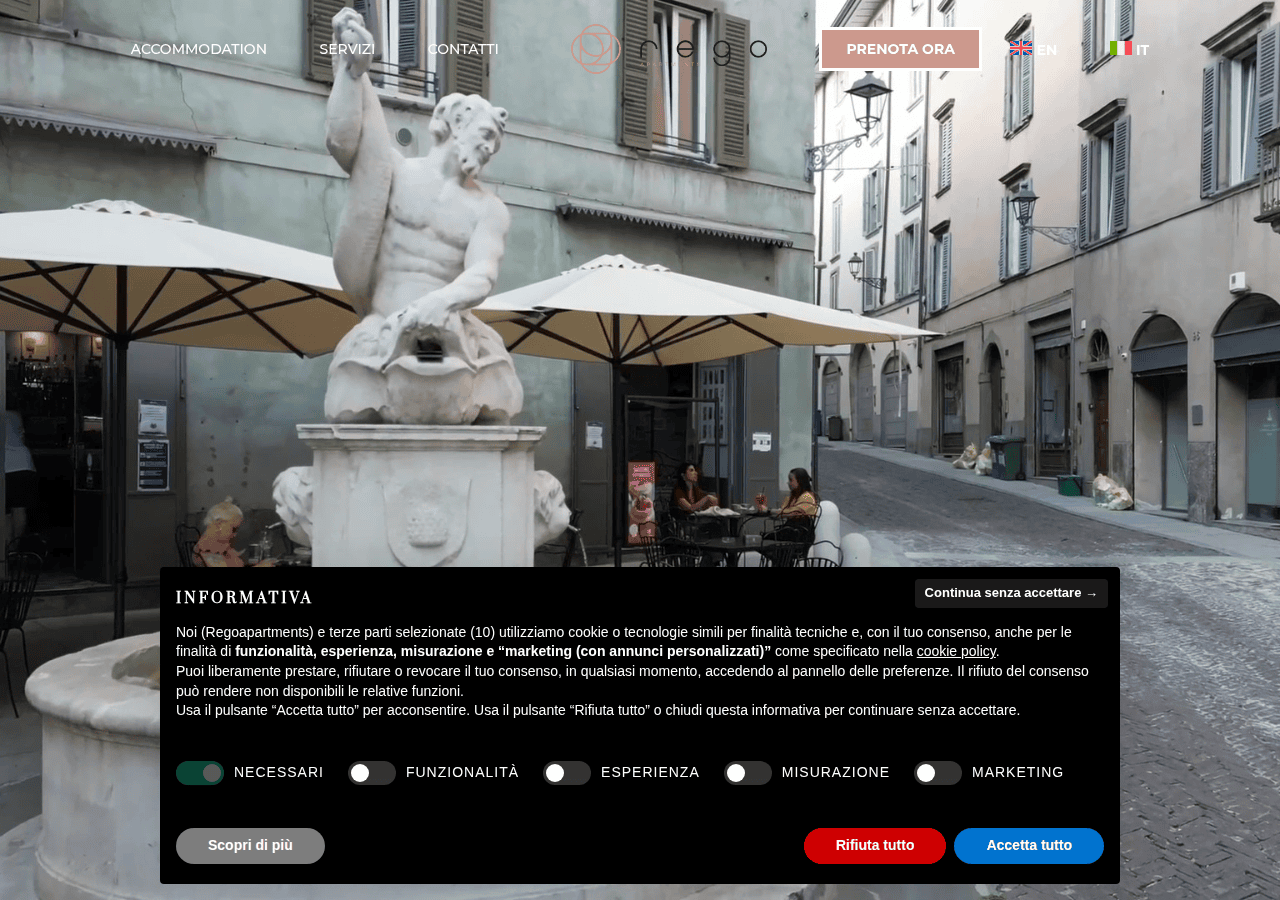 Screenshot of regoapartments.it