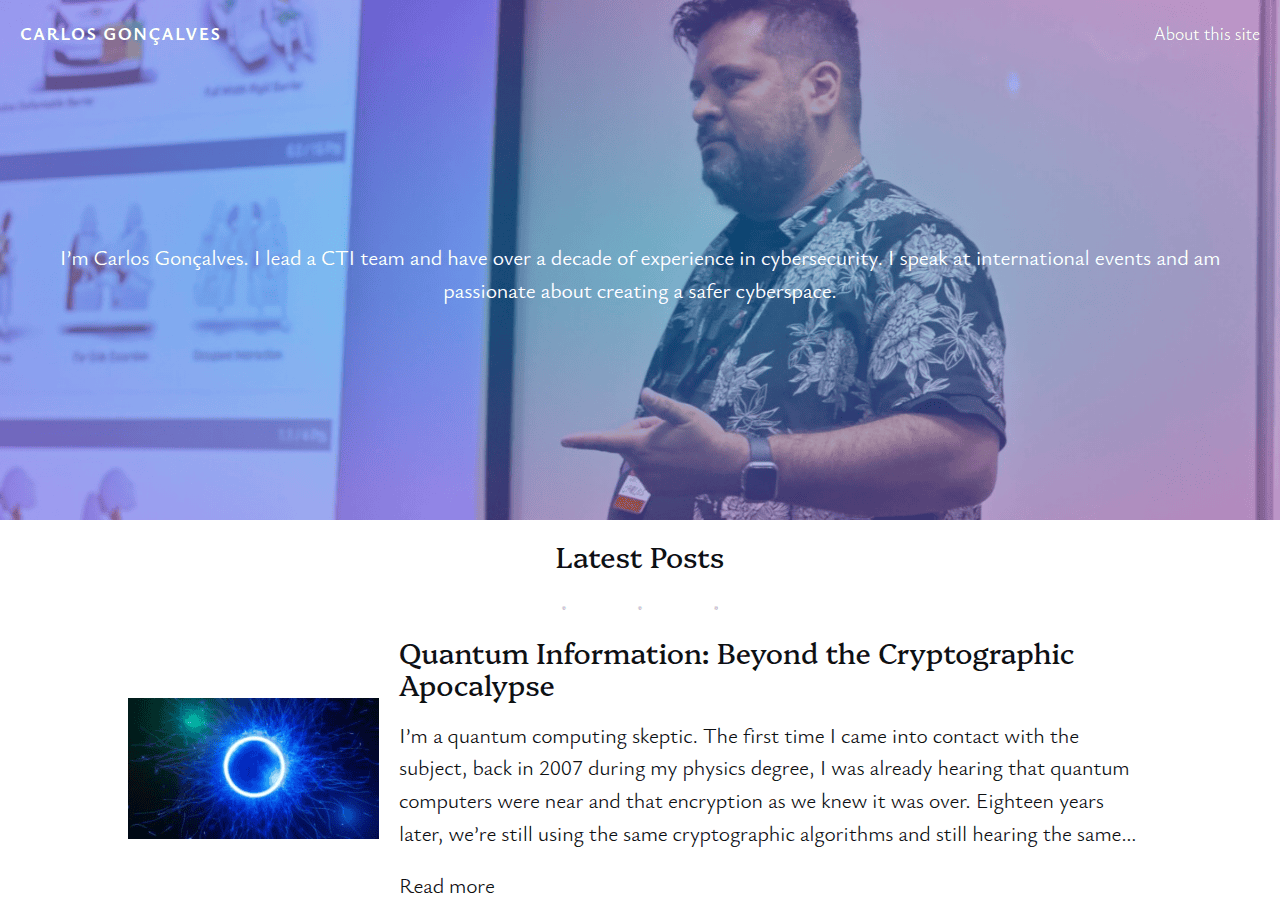 Screenshot of carlosgoncalves.org