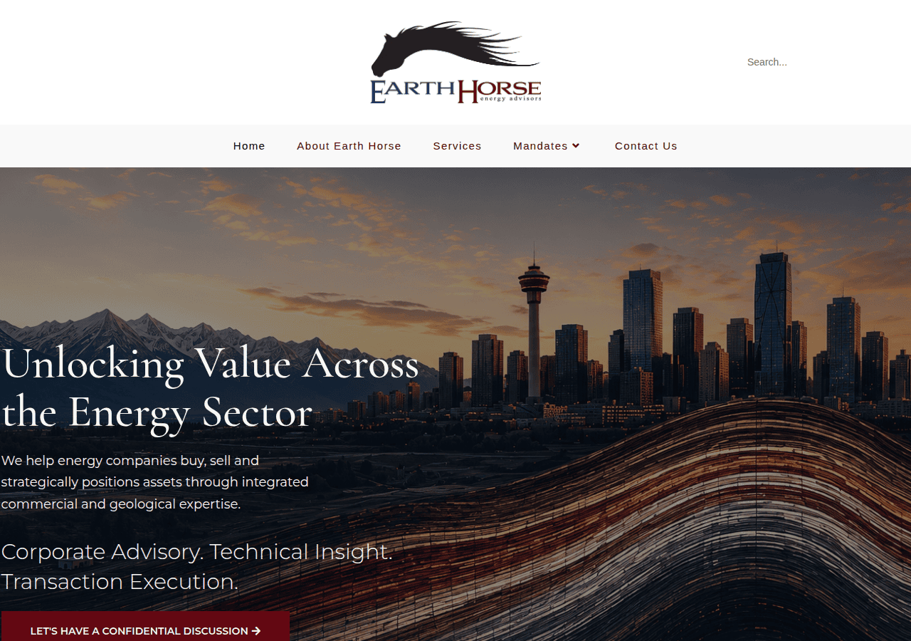 Screenshot of ehenergyadvisors.com