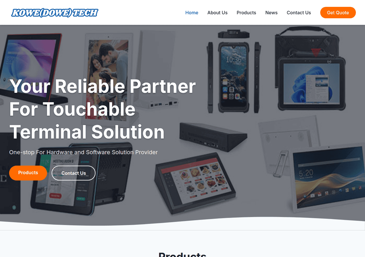 Screenshot of ok-tabletpc.com