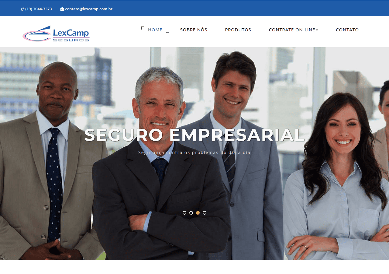 Screenshot of lexcamp.com.br
