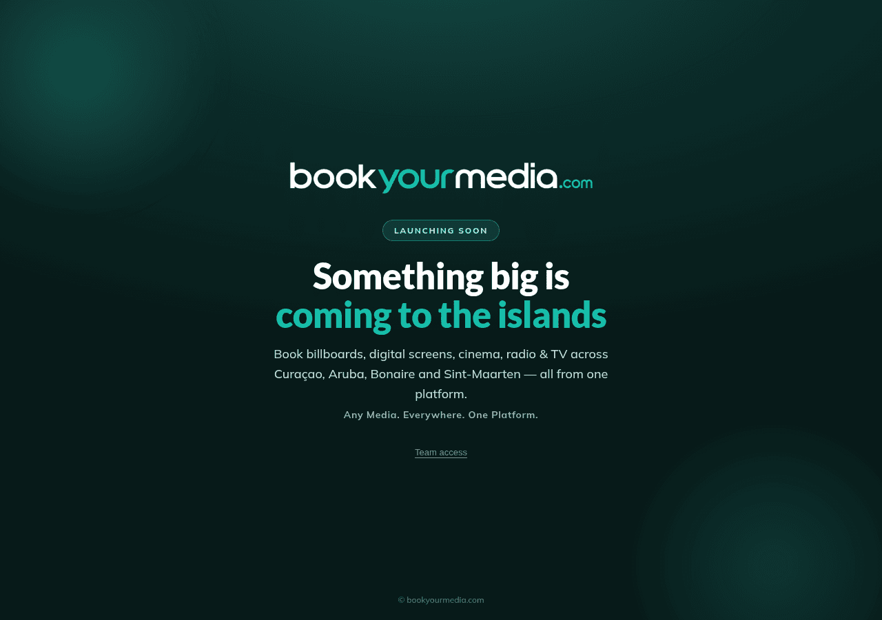 Screenshot of bookyourmedia.com