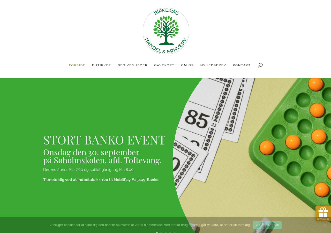 Screenshot of birkeroedhandel.dk