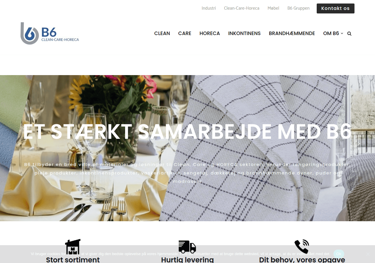 Screenshot of b6fortexa.dk
