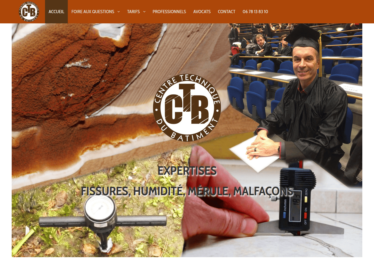 Screenshot of centre-technique-batiment.com