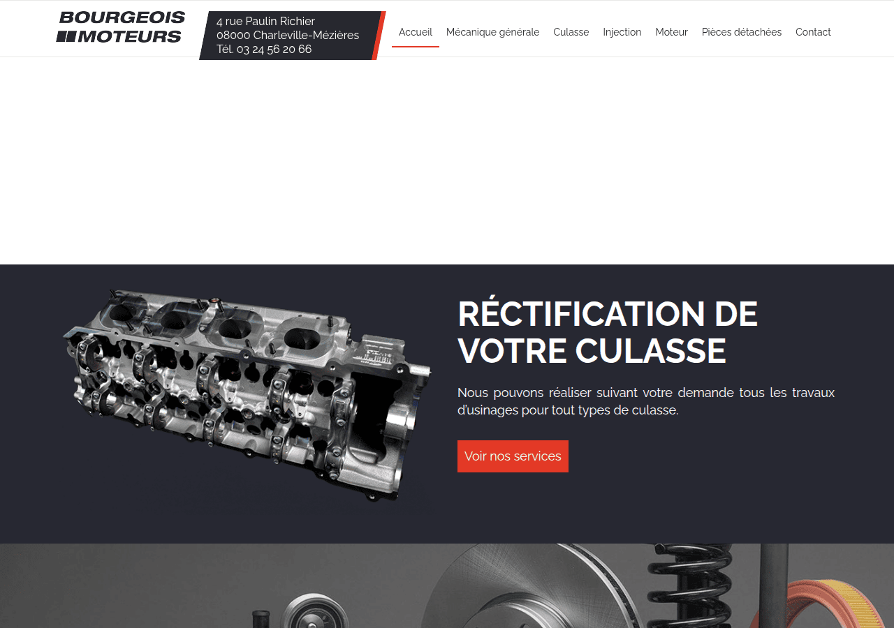 Screenshot of bourgeois-moteurs.com