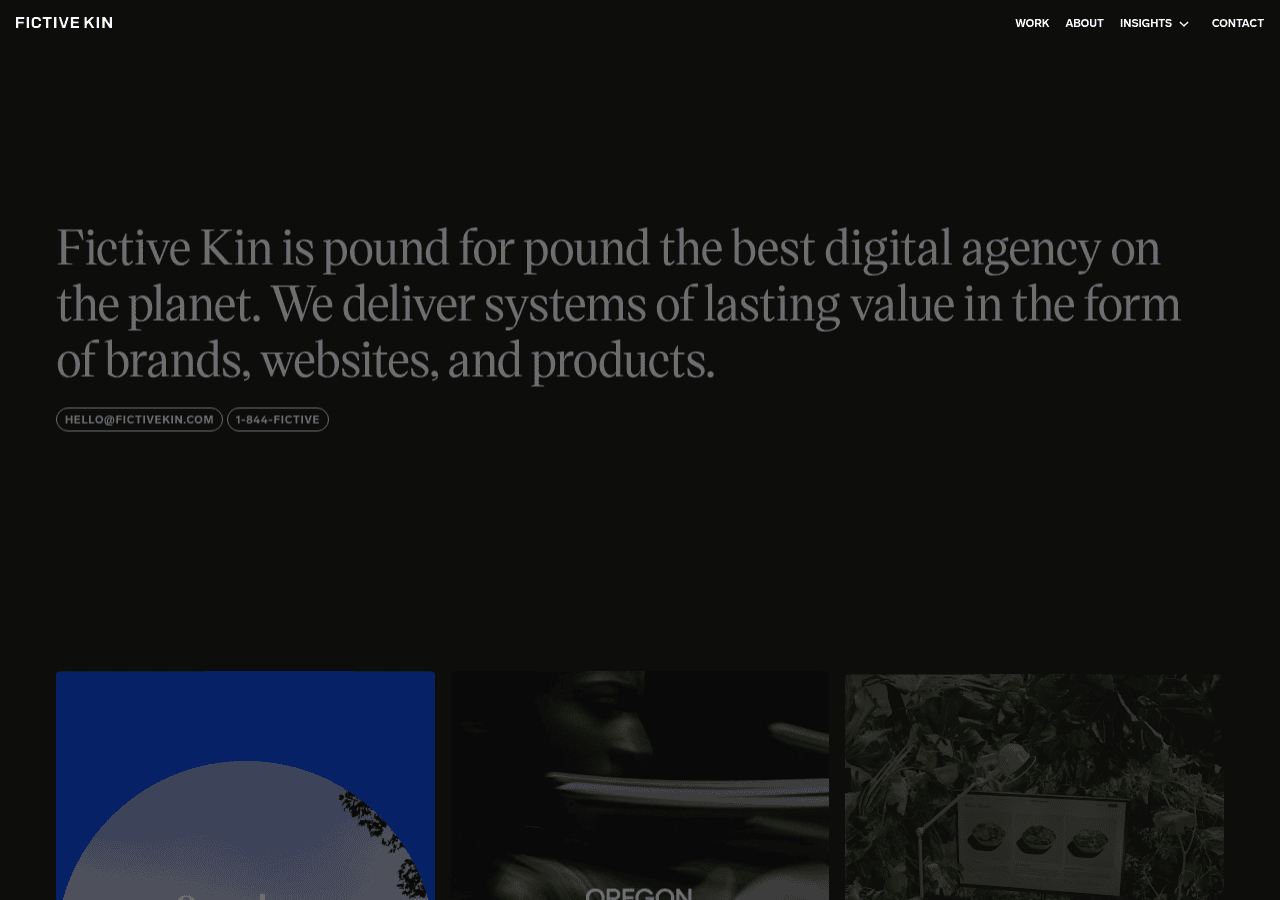 Screenshot of fictivekin.com