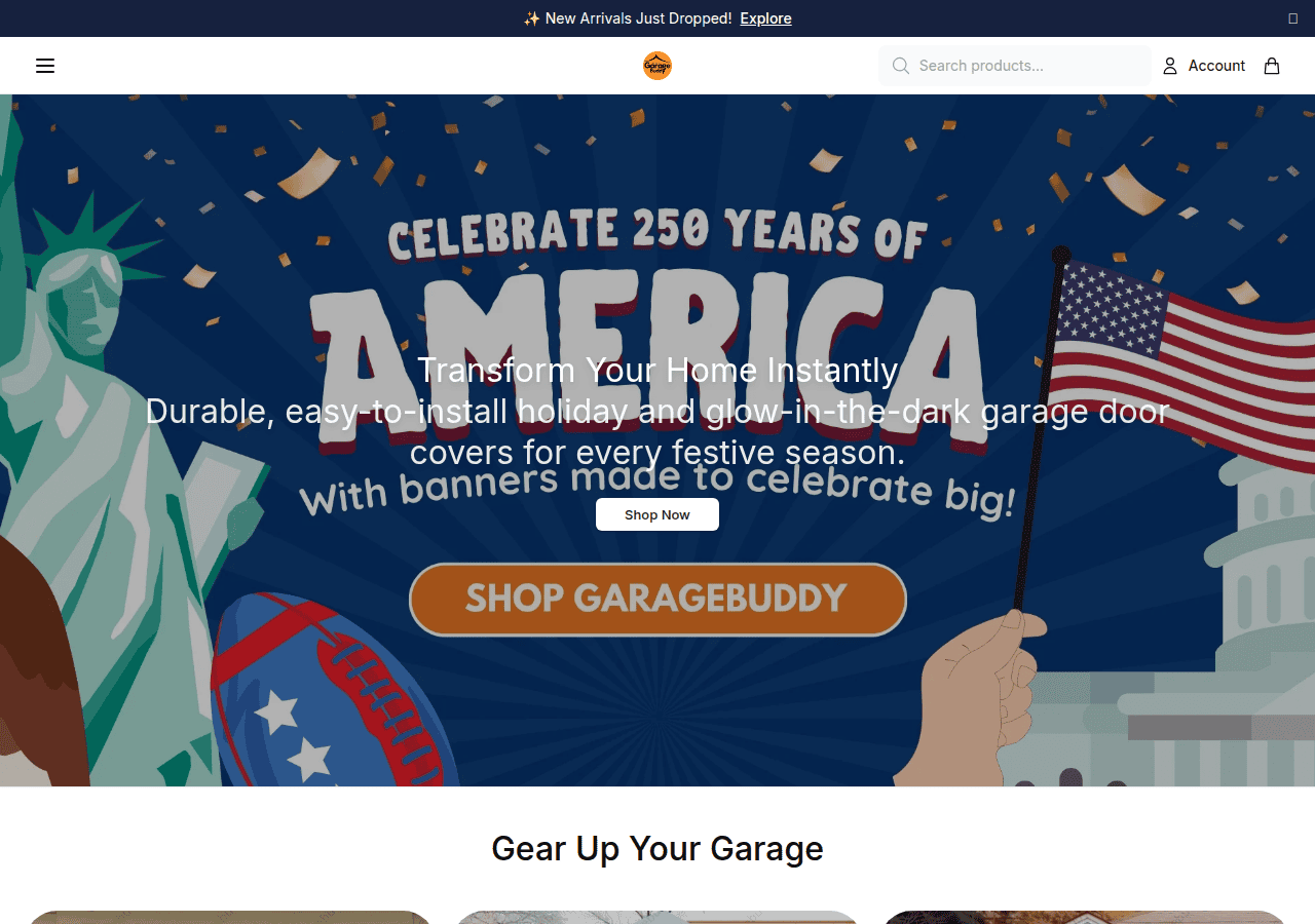 Screenshot of garagebuddyco.shop