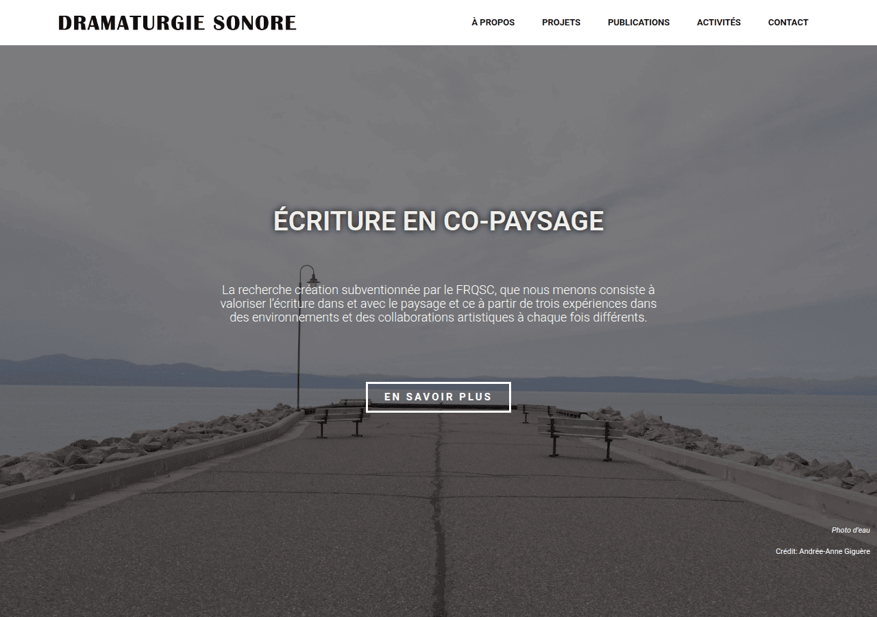 Screenshot of dramaturgiesonore.com