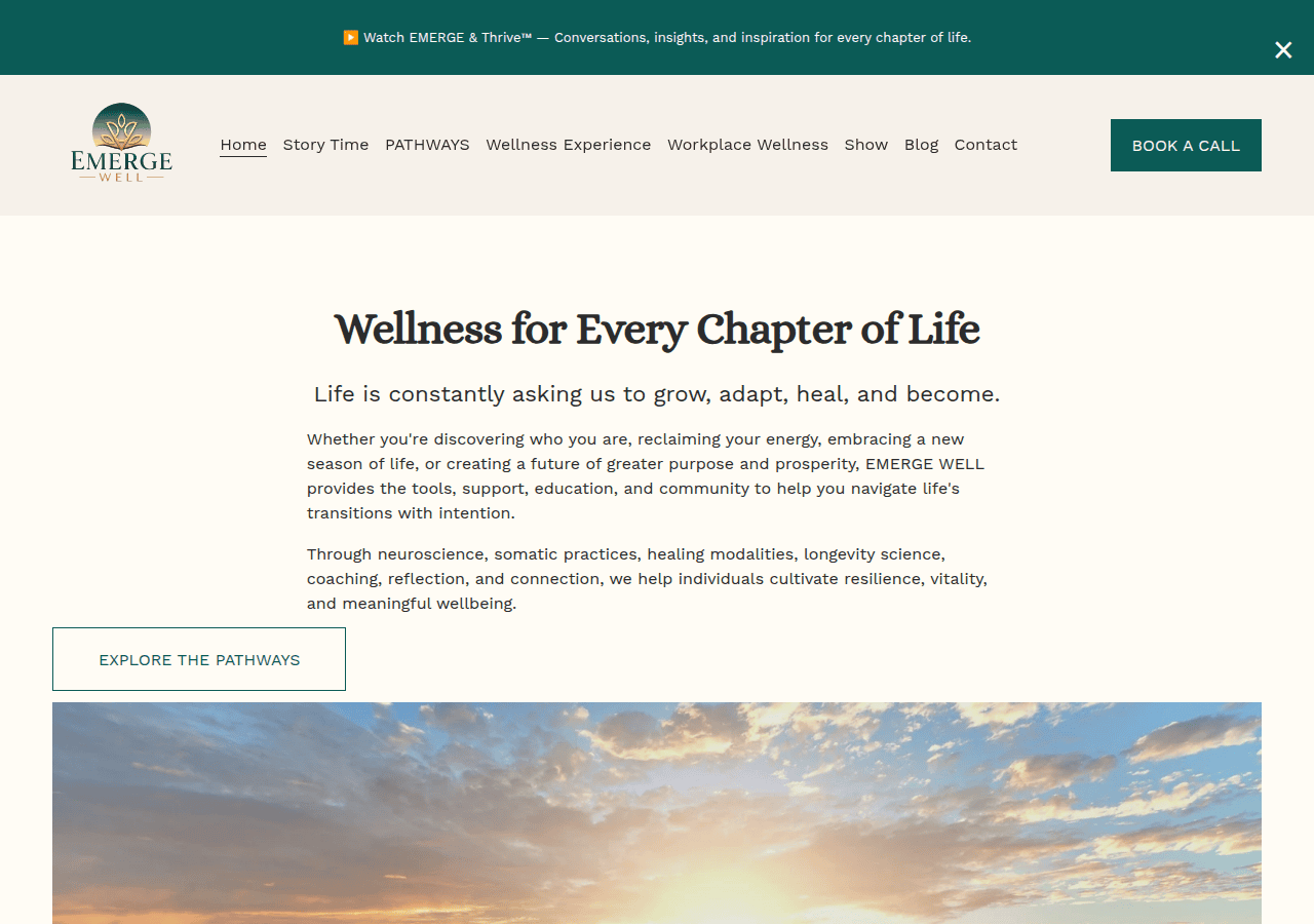 Screenshot of emergeconsulting.solutions