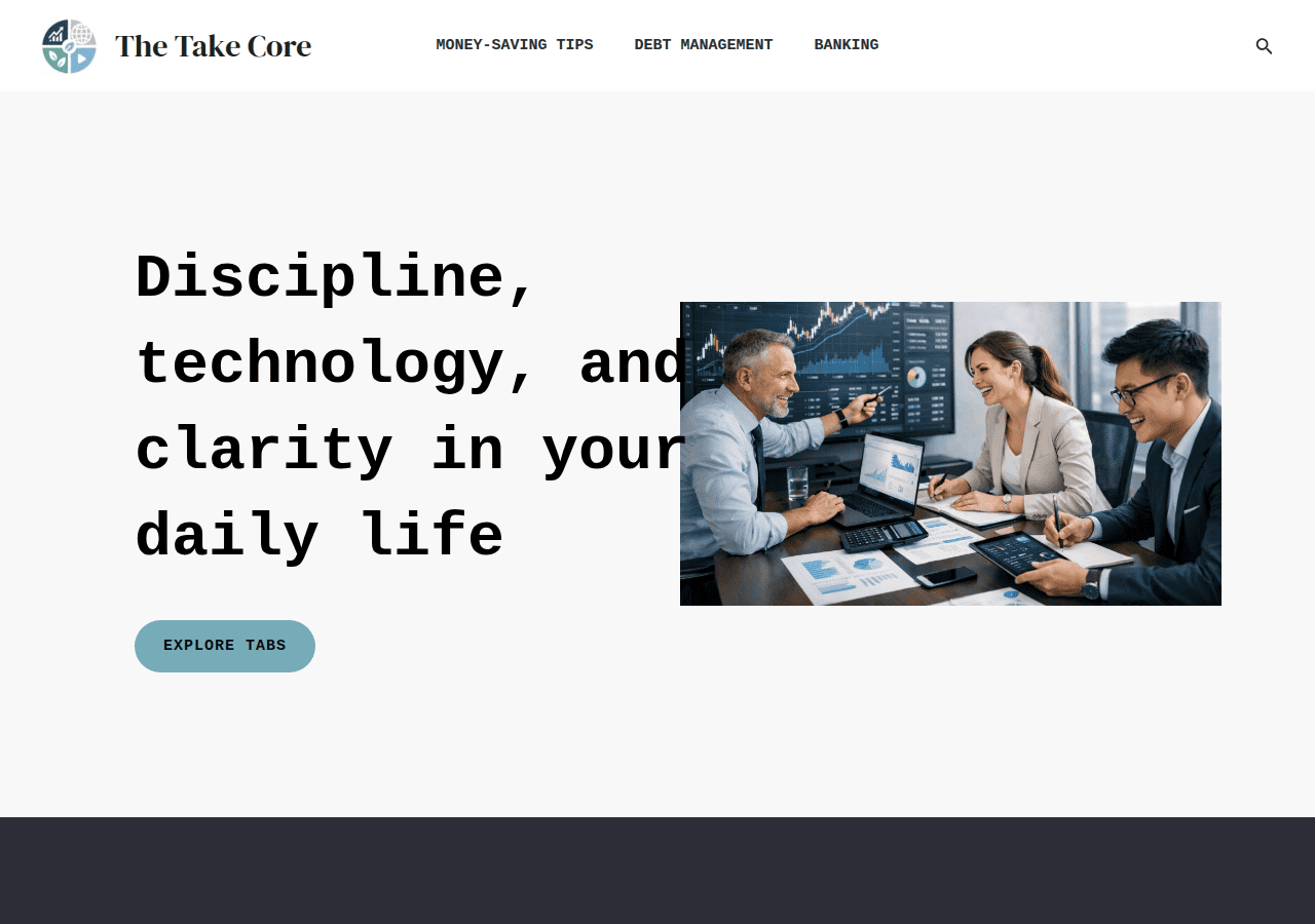 Screenshot of thetakecore.com