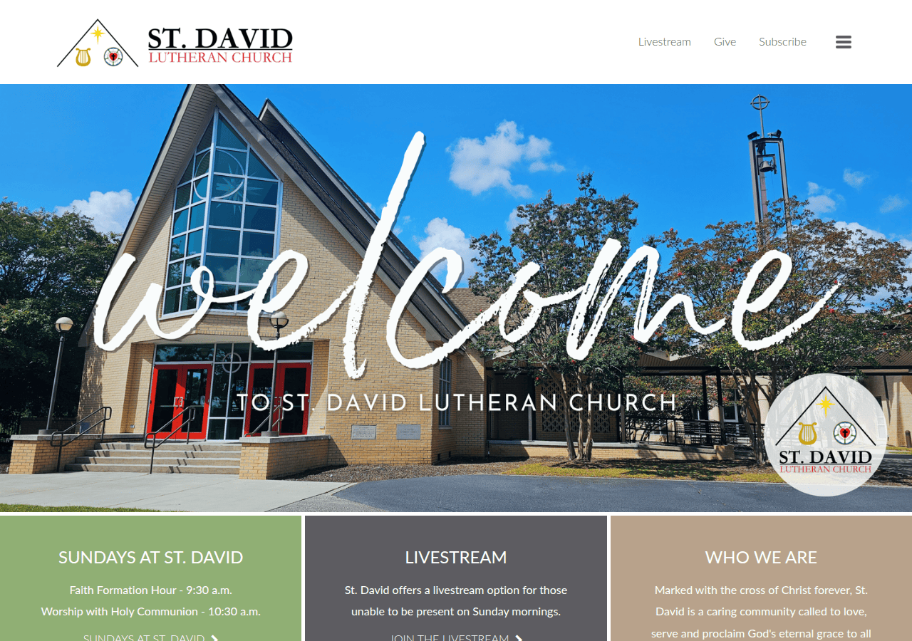 Screenshot of stdavid.net