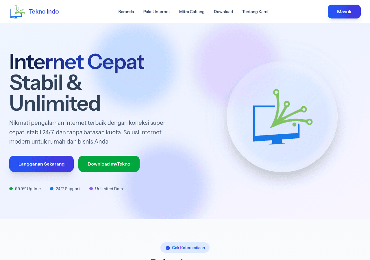 Screenshot of teknoindo.net
