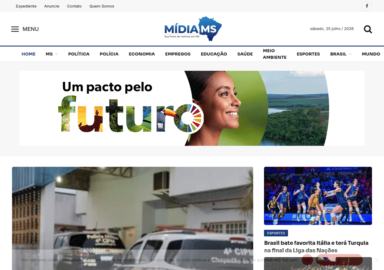 Screenshot of midiams.com.br