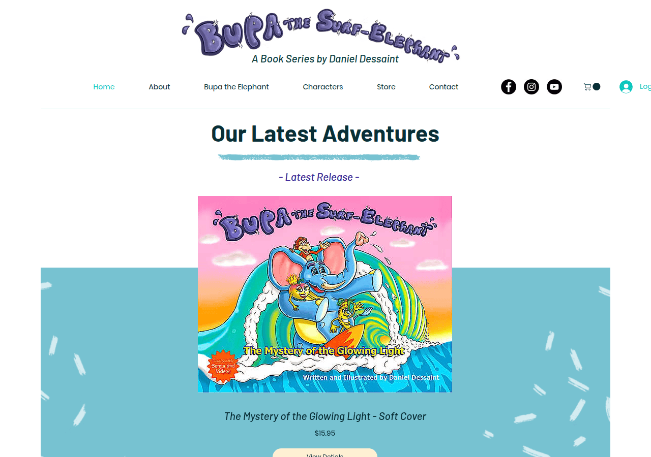 Screenshot of adventuresofbupa.com