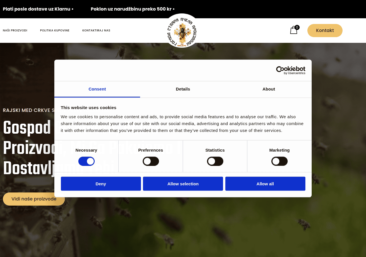 Screenshot of rajskimed.se